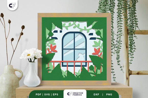 Balcony Flowers 3D Light Box Paper Cut: A Floral Compositions Review