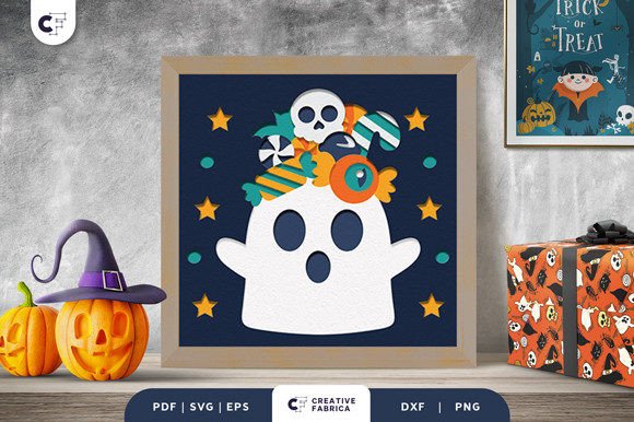 Halloween Candy Bag 3D SVG