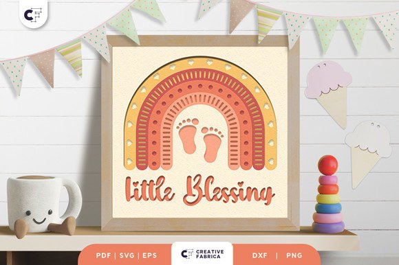 Little Blessing Boho Rainbow 3D SVG Review