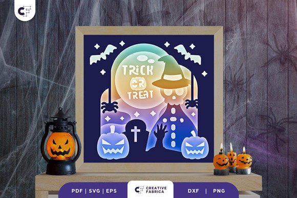 Skull 3D Layered Paper Cut SVG for Halloween