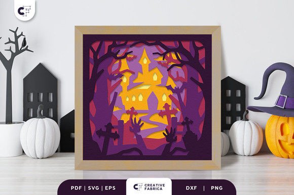 Zombie Hand in Haunted Forest 3D SVG